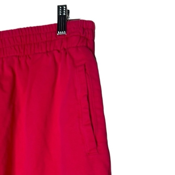 For Days High Waisted Sweatpants in Bright Rose Hot Pink Sz Med Barbie Baggy - Picture 6 of 10